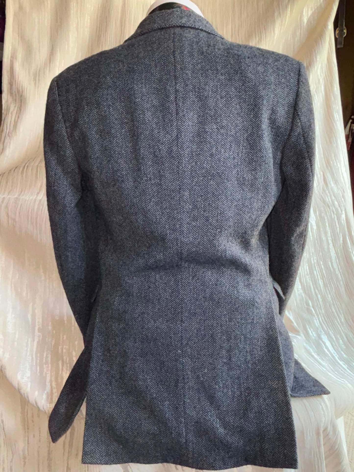 Blue littlewoods tweed jacket 38” (14)