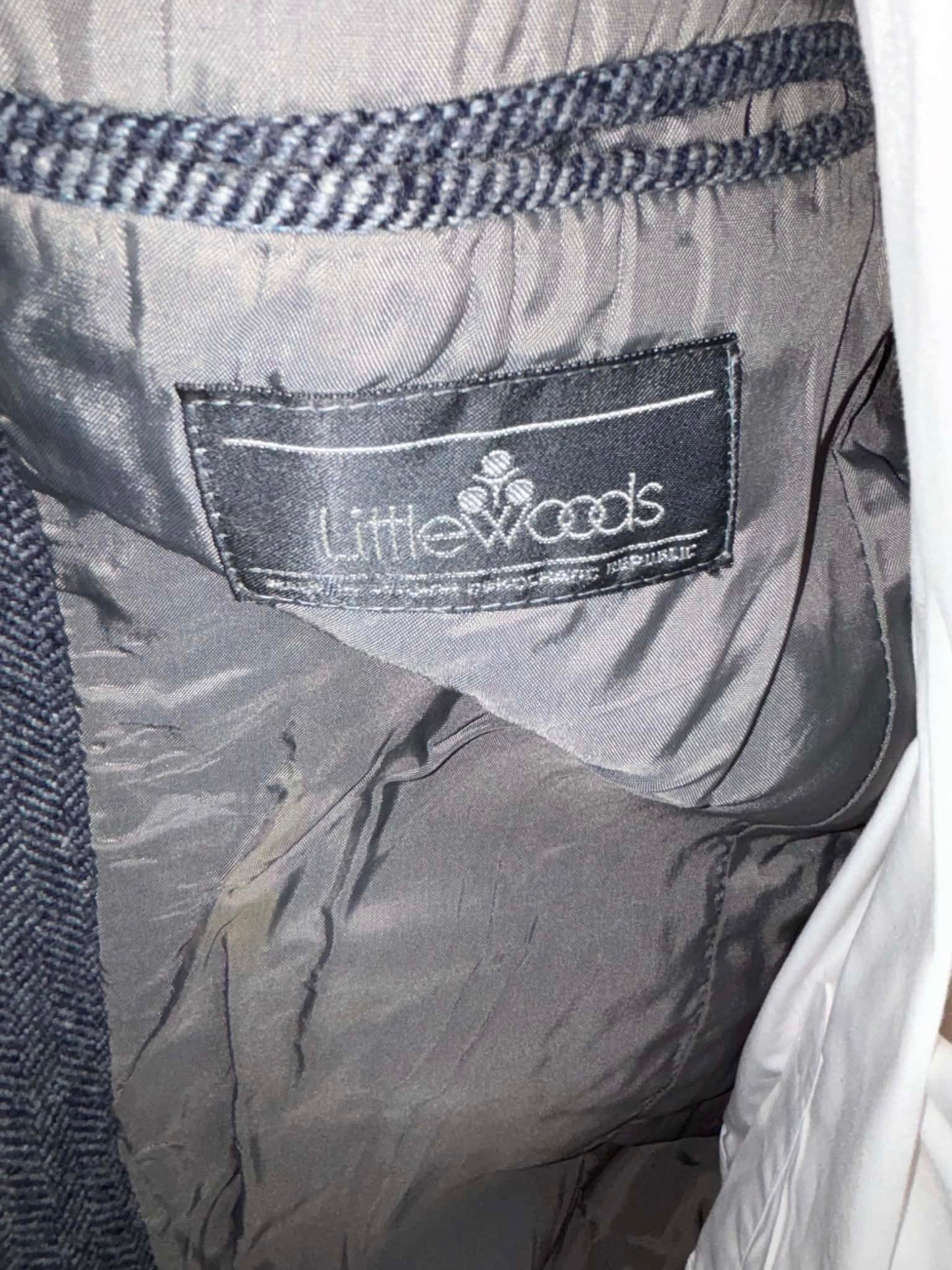 Blue littlewoods tweed jacket 38” (14)