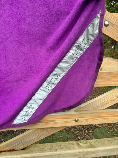 Harrison Howard purple reflective fleece ride on sheet
