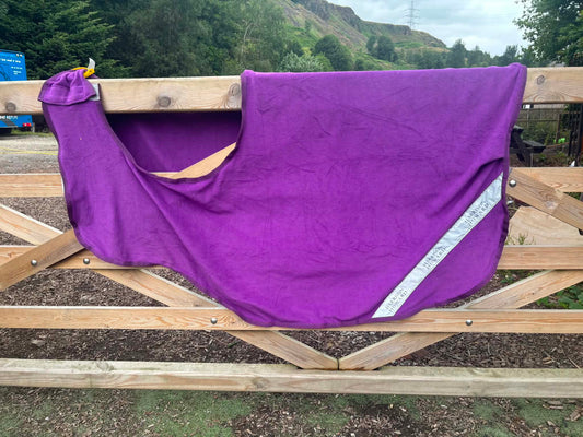 Harrison Howard purple reflective fleece ride on sheet
