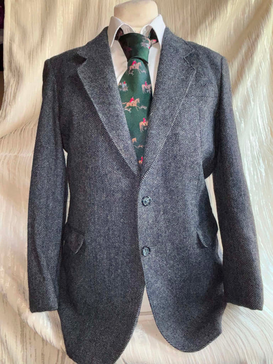 Blue littlewoods tweed jacket 38” (14)