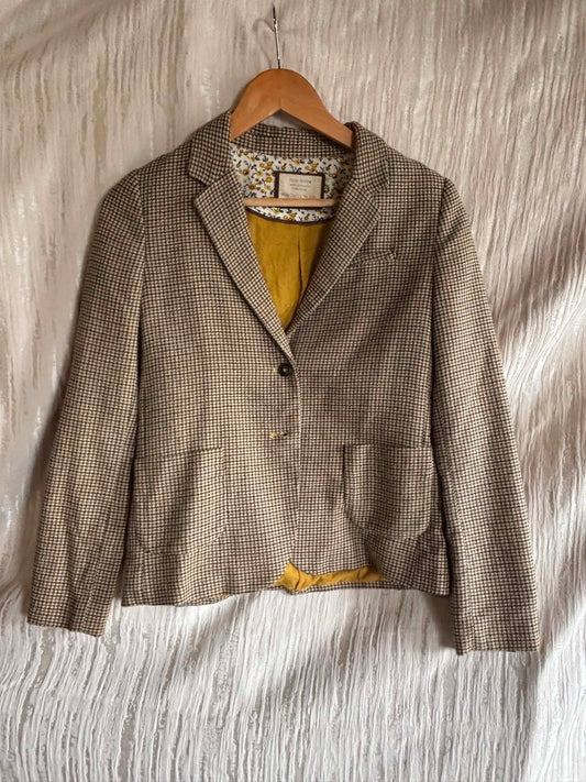 Zara girls age 13/14 tweed jacket