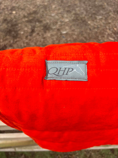 Qhp bright orange thick Polly pad style saddle cloth