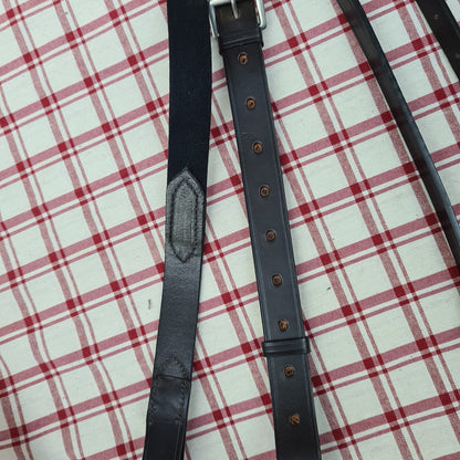 New dever black English leather standing martingale size cob/full FREE POSTAGE *