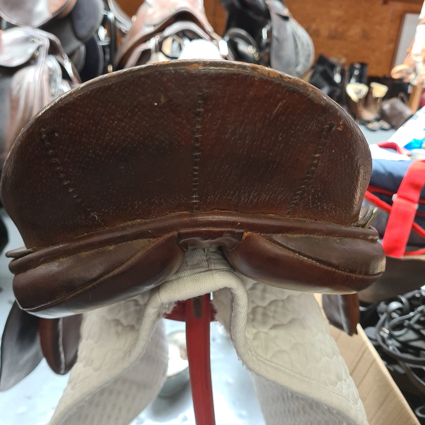 Townfields saddlers 17” brown leather gp saddle medium FREE POSTAGE 🔵