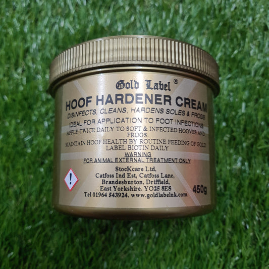 Gold label hoof hardener Cream 450g 🟢