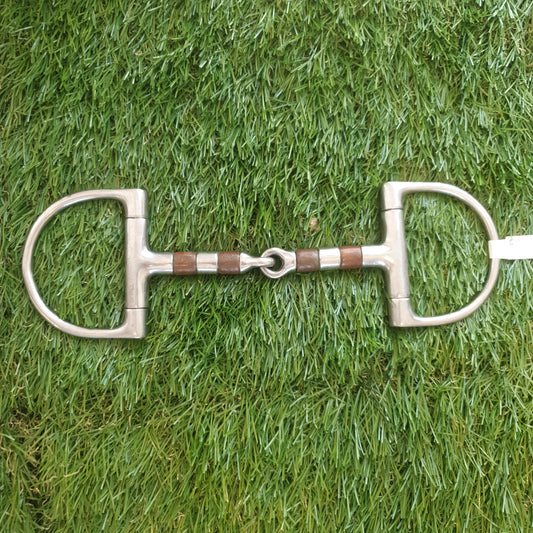5" D Ring Snaffle with Copper Roller bit FREE POSTAGE ❤