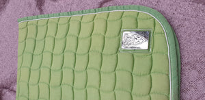 Lime Green full size saddle cloth FREE POSTAGE