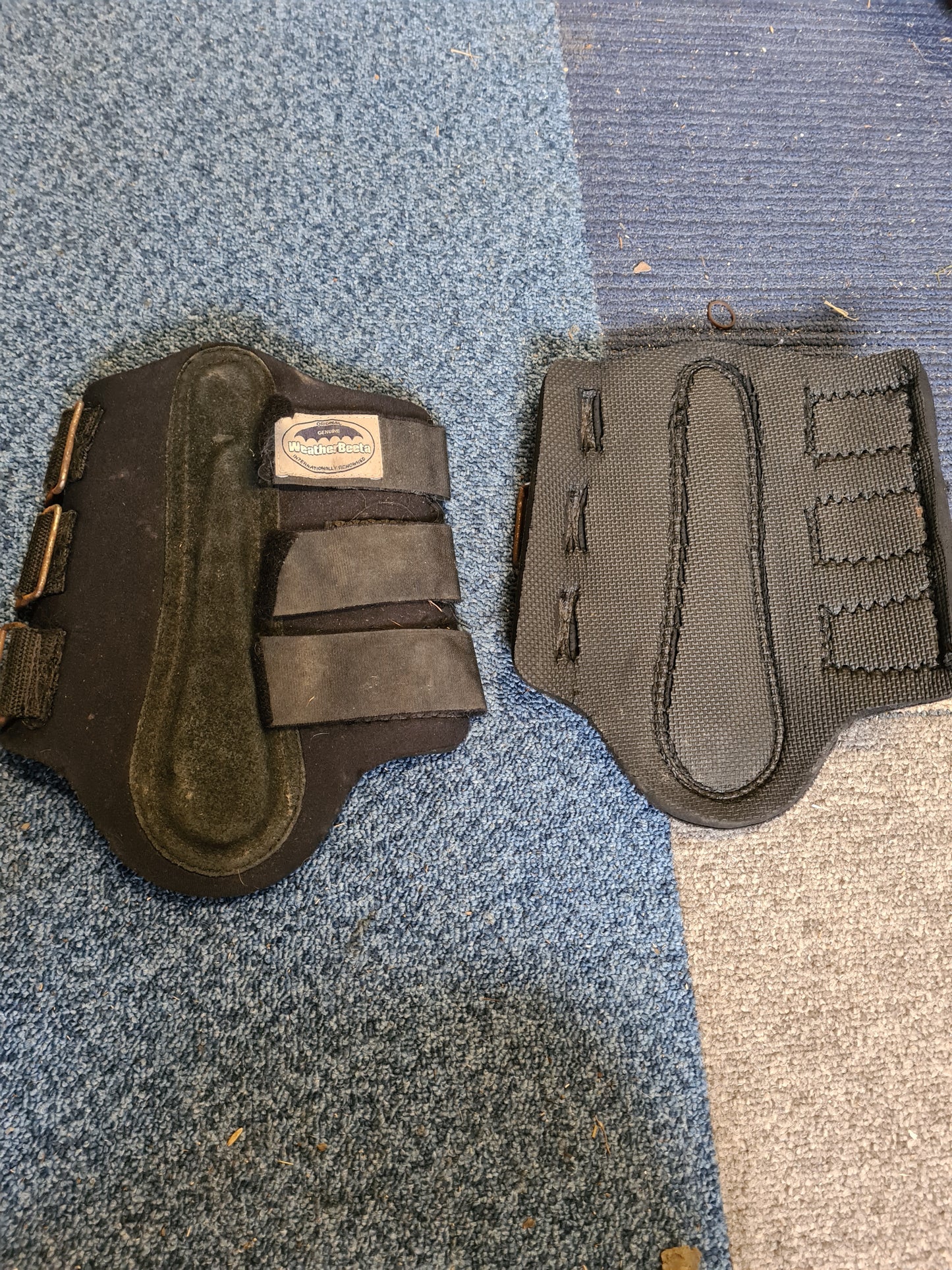 Weatherbeeta black brushing boots in cob size(FREE POSTAGE)