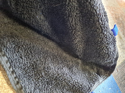 New black dinky rugs 2'9" fleece lined rug (FREE POSTAGE)