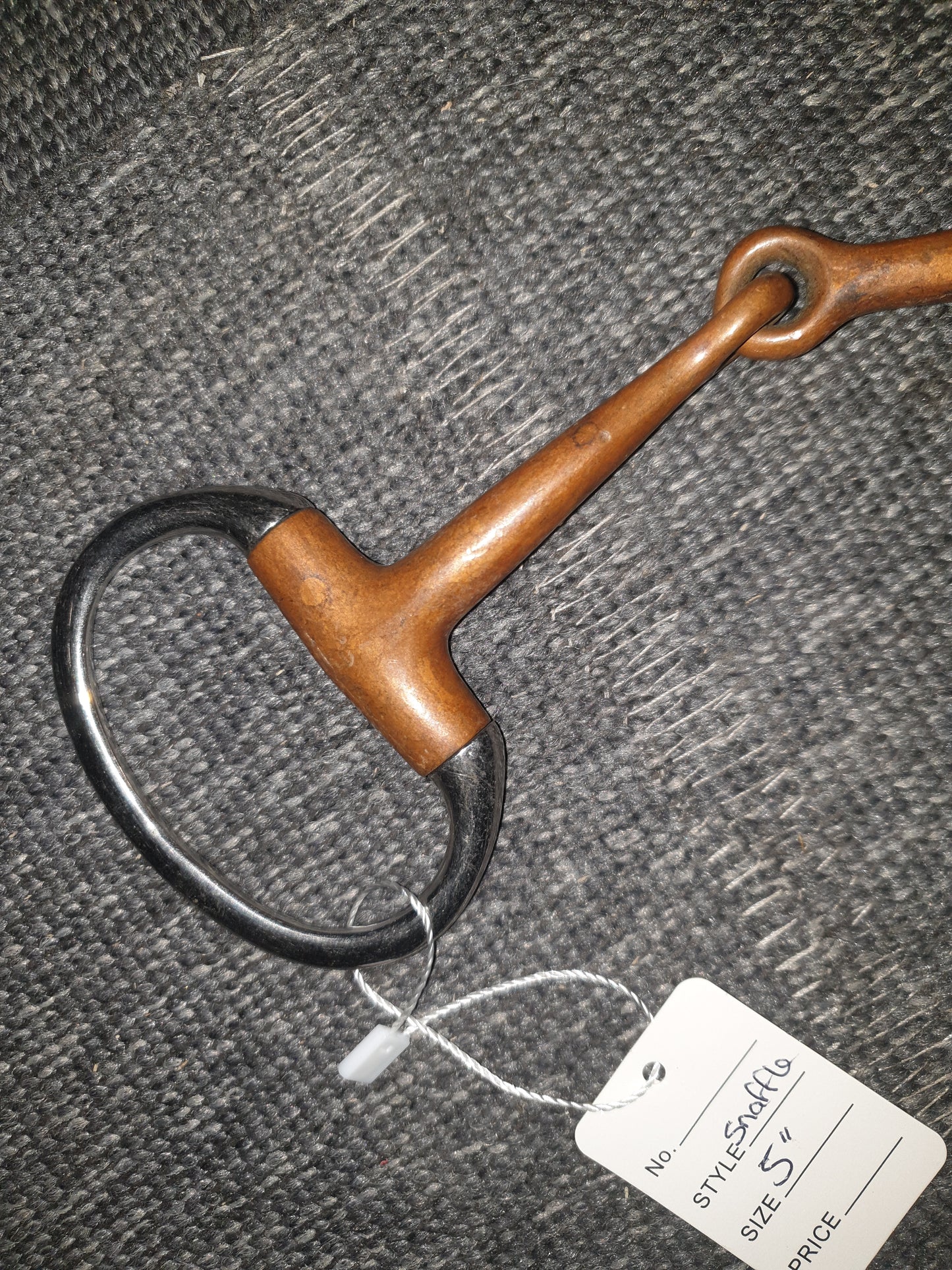 Copper snaffle bit 5" FREE POSTAGE *