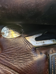 17.5" med Loriner Equestion prouducts Ltd Dressage Saddle FREE POSTAGE 🔵