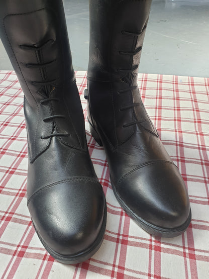 NEW long riding boots, black, size 2 narrow leg FREE POSTAGE ✅