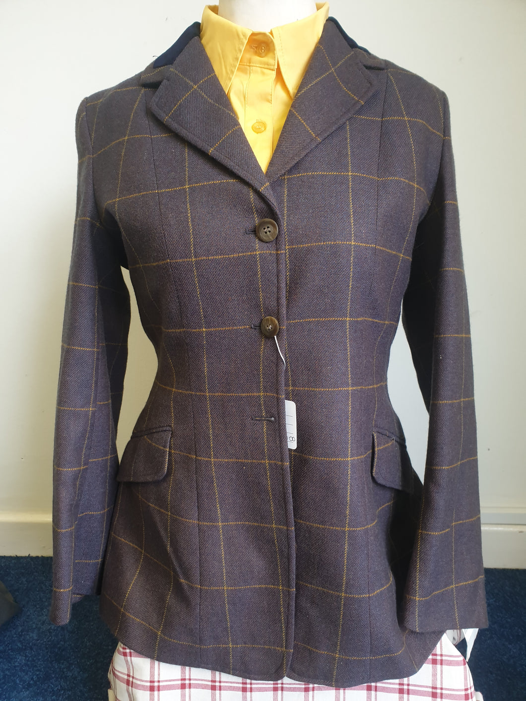 NEW caldene hickstead tweed jacket, size 12 (36