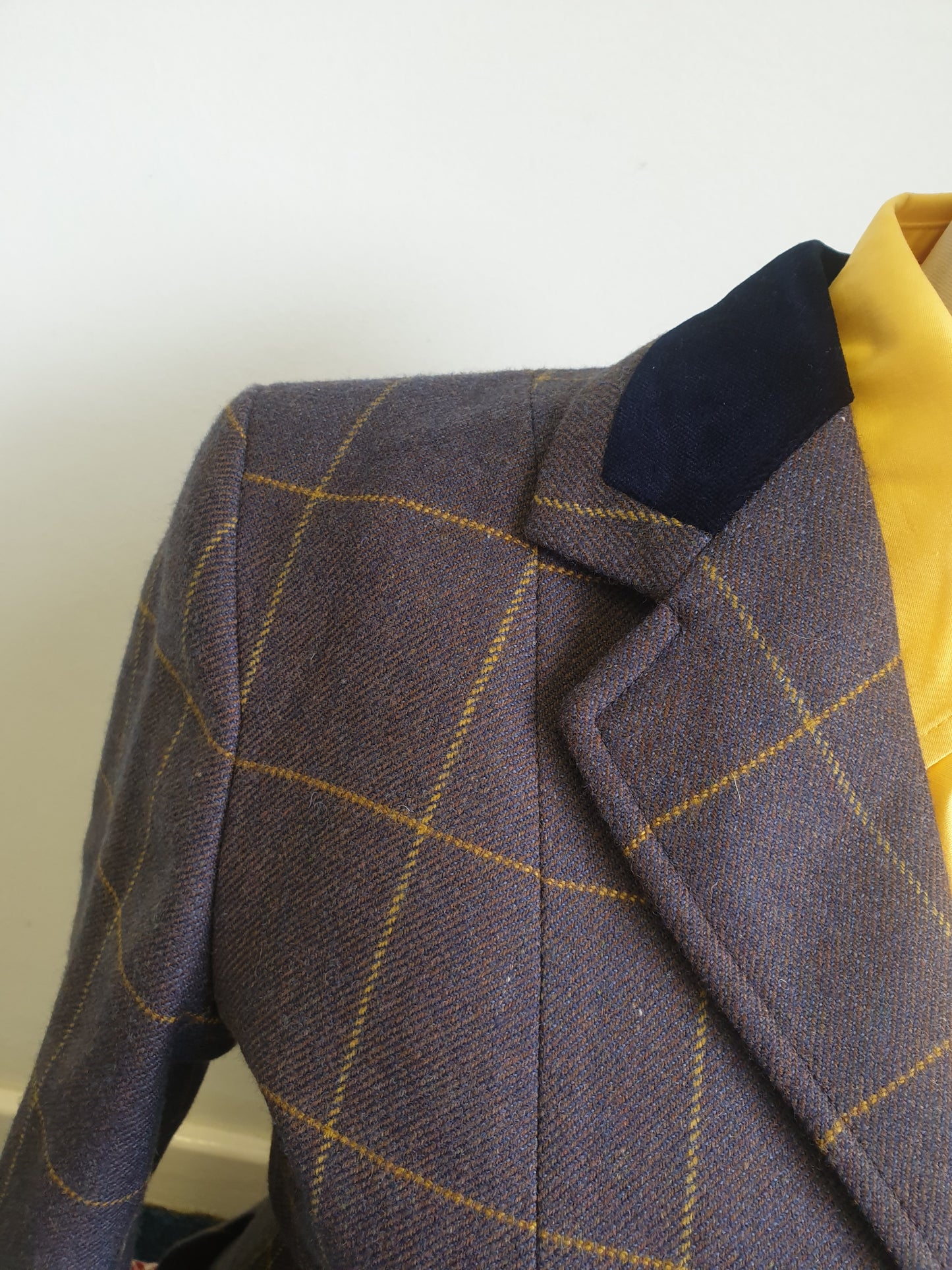 NEW caldene hickstead tweed jacket, size 12 (36"), violet FREE POSTAGE 🔵