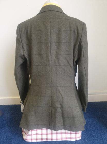 NEW caldene southwold tweed jacket, size 18 (42"), green, wool FREE POSTAGE 🔵