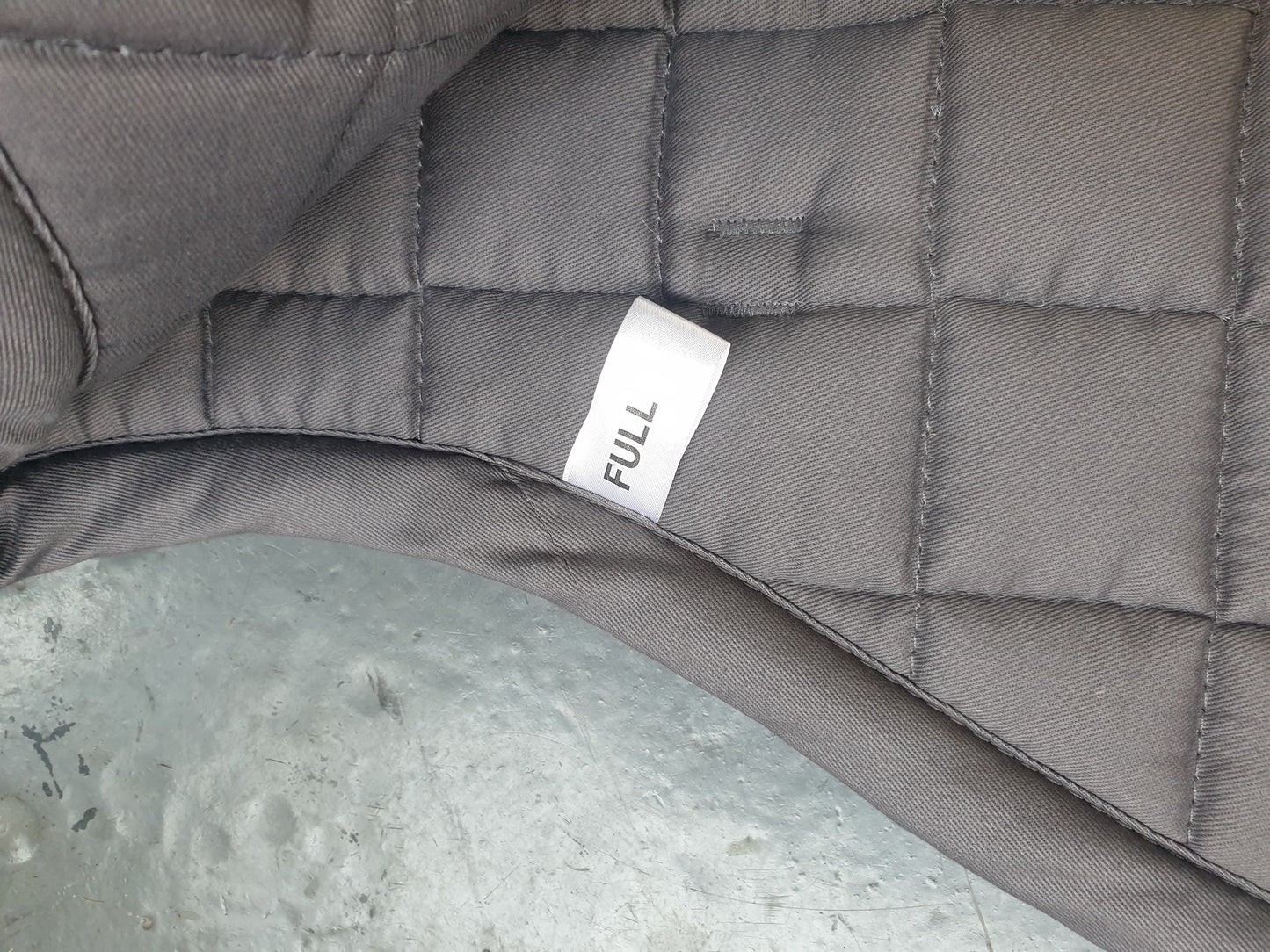 NEW saddle cloth full size in grey FREE POSTAGE *