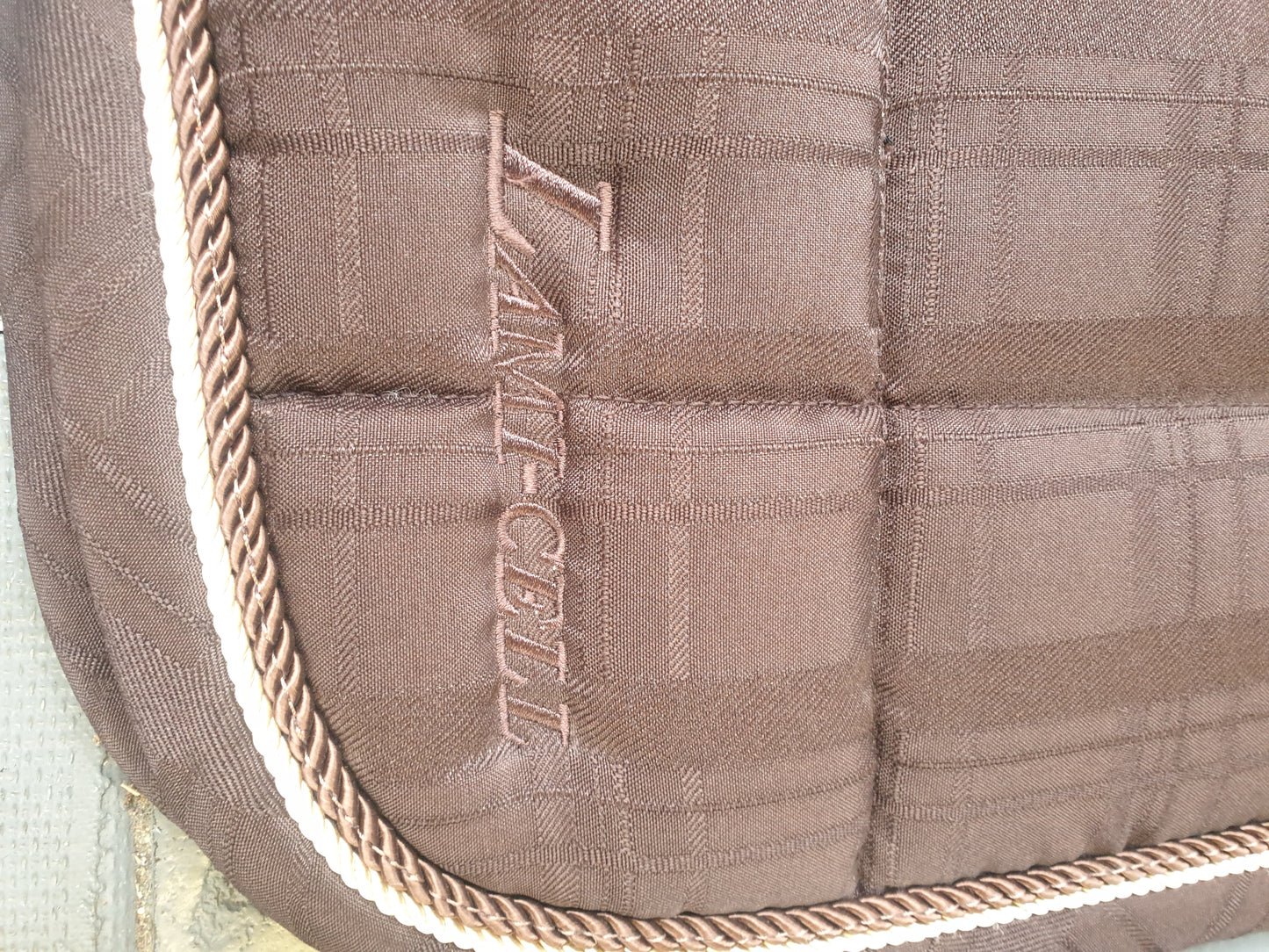 NEW saddle cloth size full in brown FREE POSTAGE *