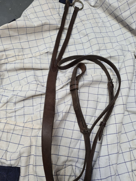 Sabre Full martingale in brown leather
