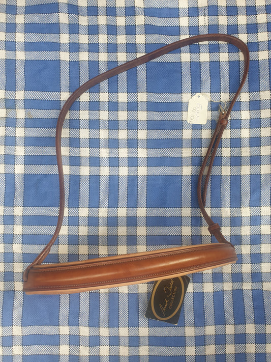 NEW mark Todd nose band, size full, tan brown leather FREE POSTAGE *