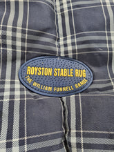 NEW royston stable rug neck/hood size small, blue check FREE POSTAGE 🟢