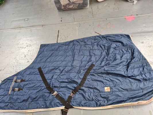 Used blue Rainbow 7ft stable rug FREE POSTAGE 🟢