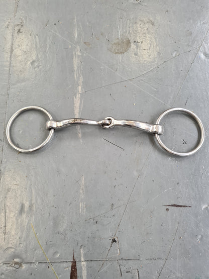 Used korsteel 6" curved loose ring snaffle FREE POSTAGE☆