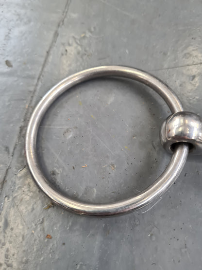 Used korsteel 6" curved loose ring snaffle FREE POSTAGE☆