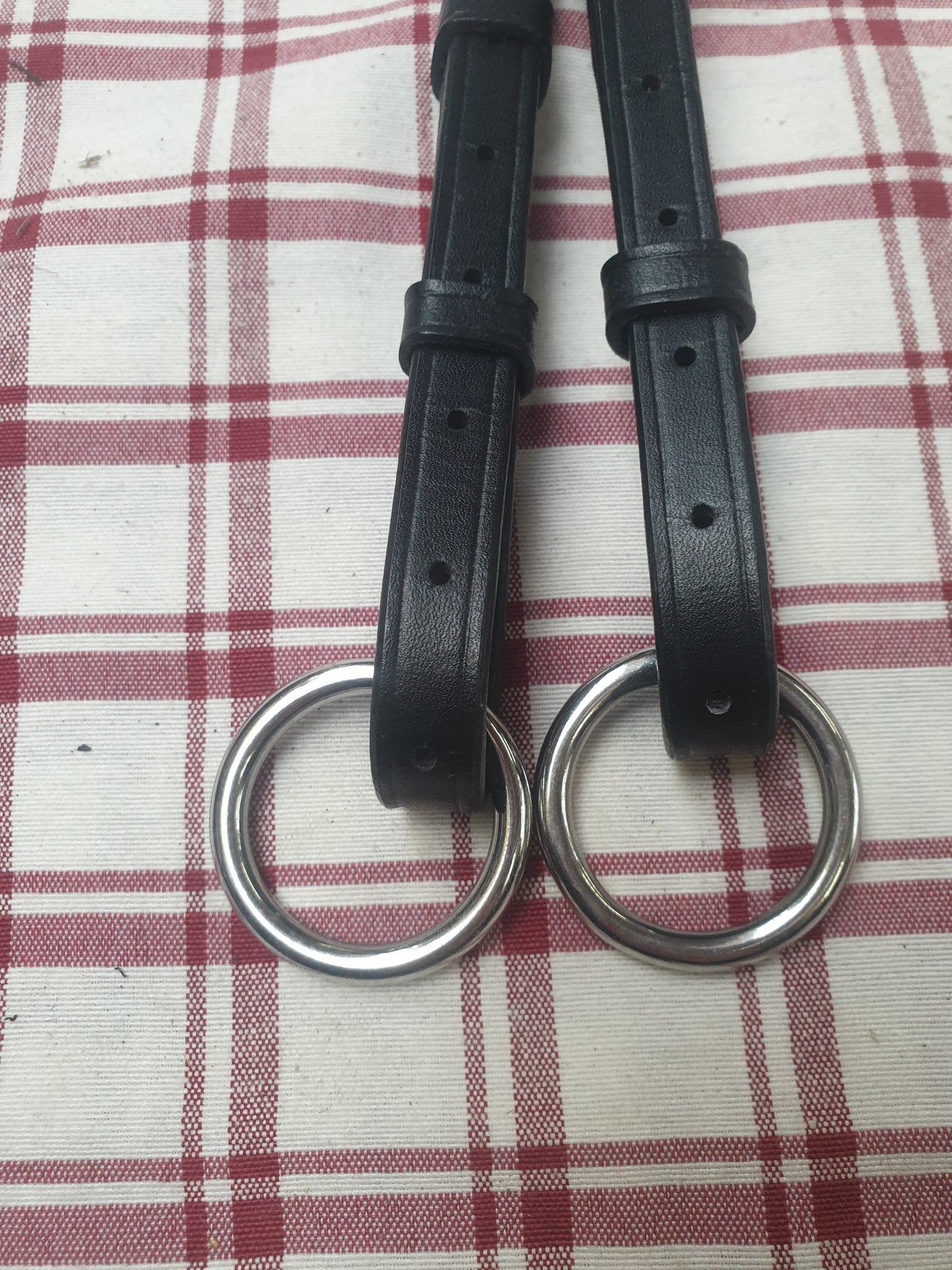 Martingale attachment size cob, black leather FREE POSTAGE *