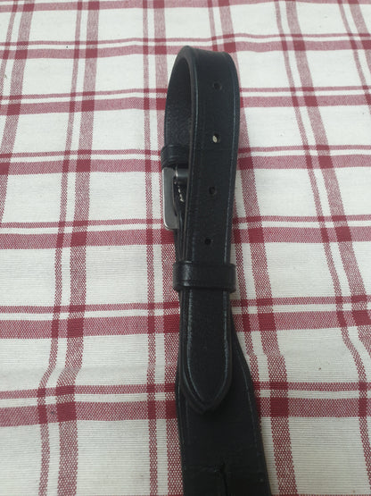 Martingale attachment size cob, black leather FREE POSTAGE *