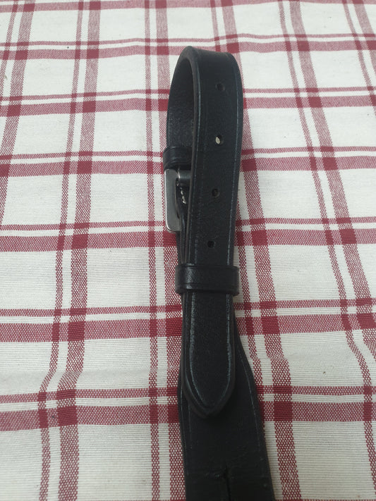 Martingale attachment size cob, black leather