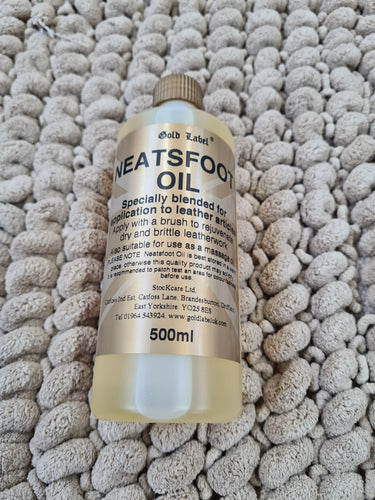 New gold label neatsfoot oil 500ml FREE POSTAGE☆