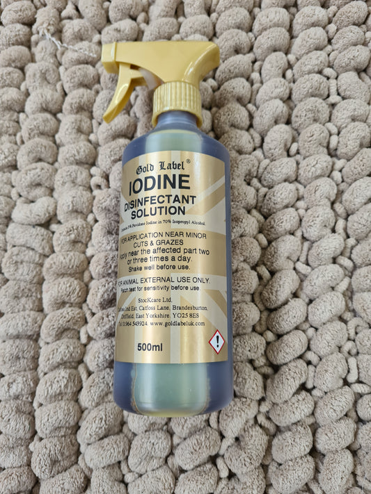 New gold label iodine disinfectant solution