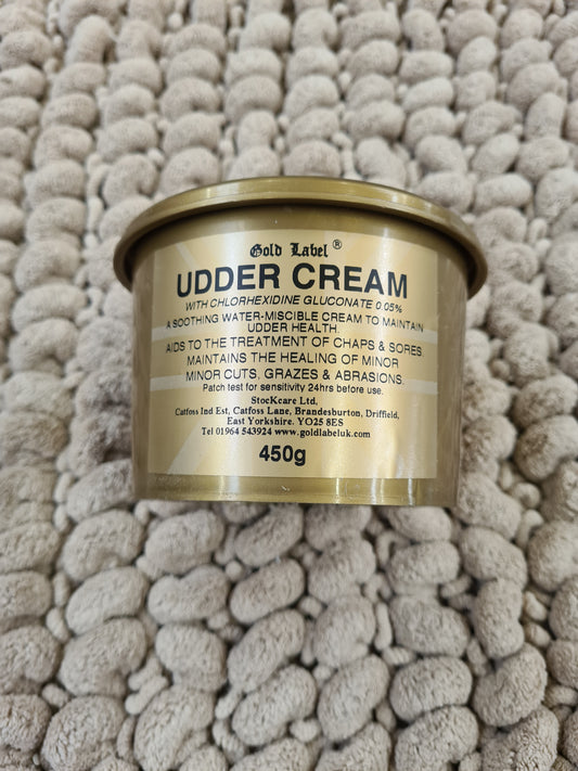 New gold label udder cream 450g