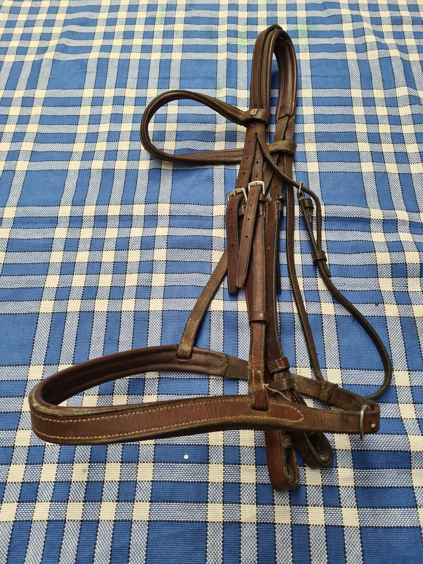 Used brown leather full size bridle FREE POSTAGE❤️