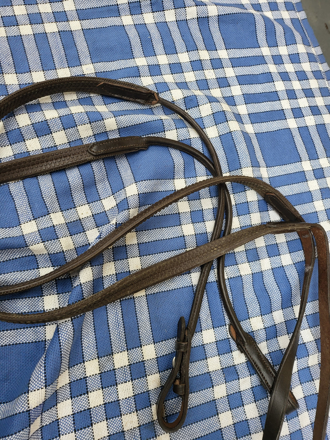 NEW Soft Super grip rolled leather reins FREE POSTAGE*
