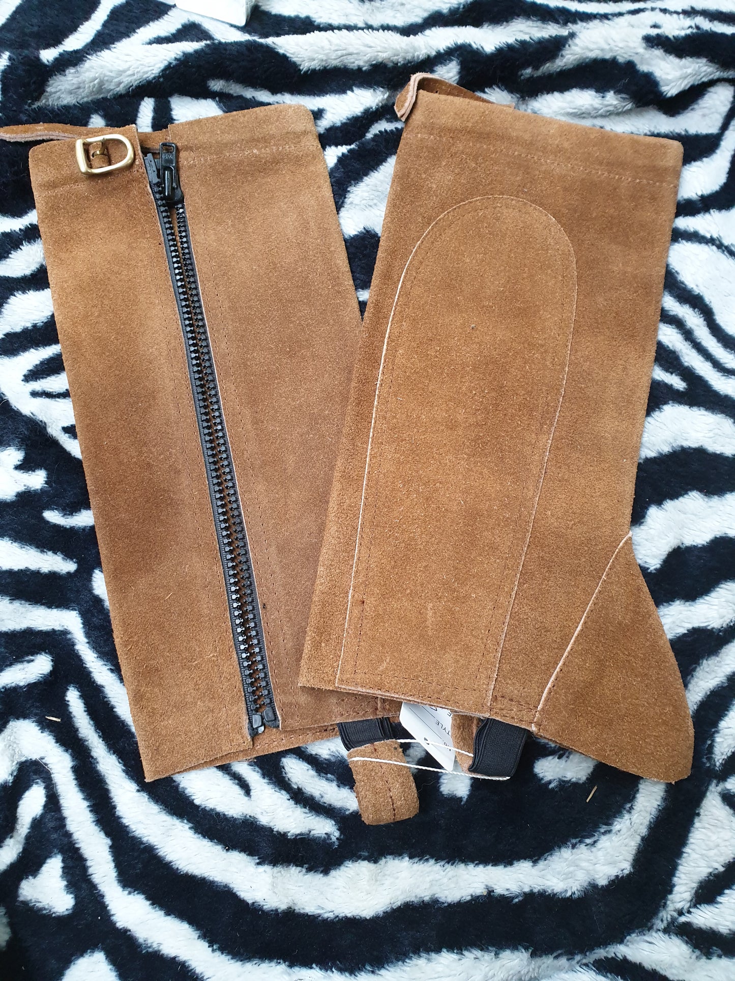 Used brown small adults suede chaps