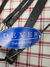 New dever black and brown english leather running martingale size pony FREE POSTAGE *