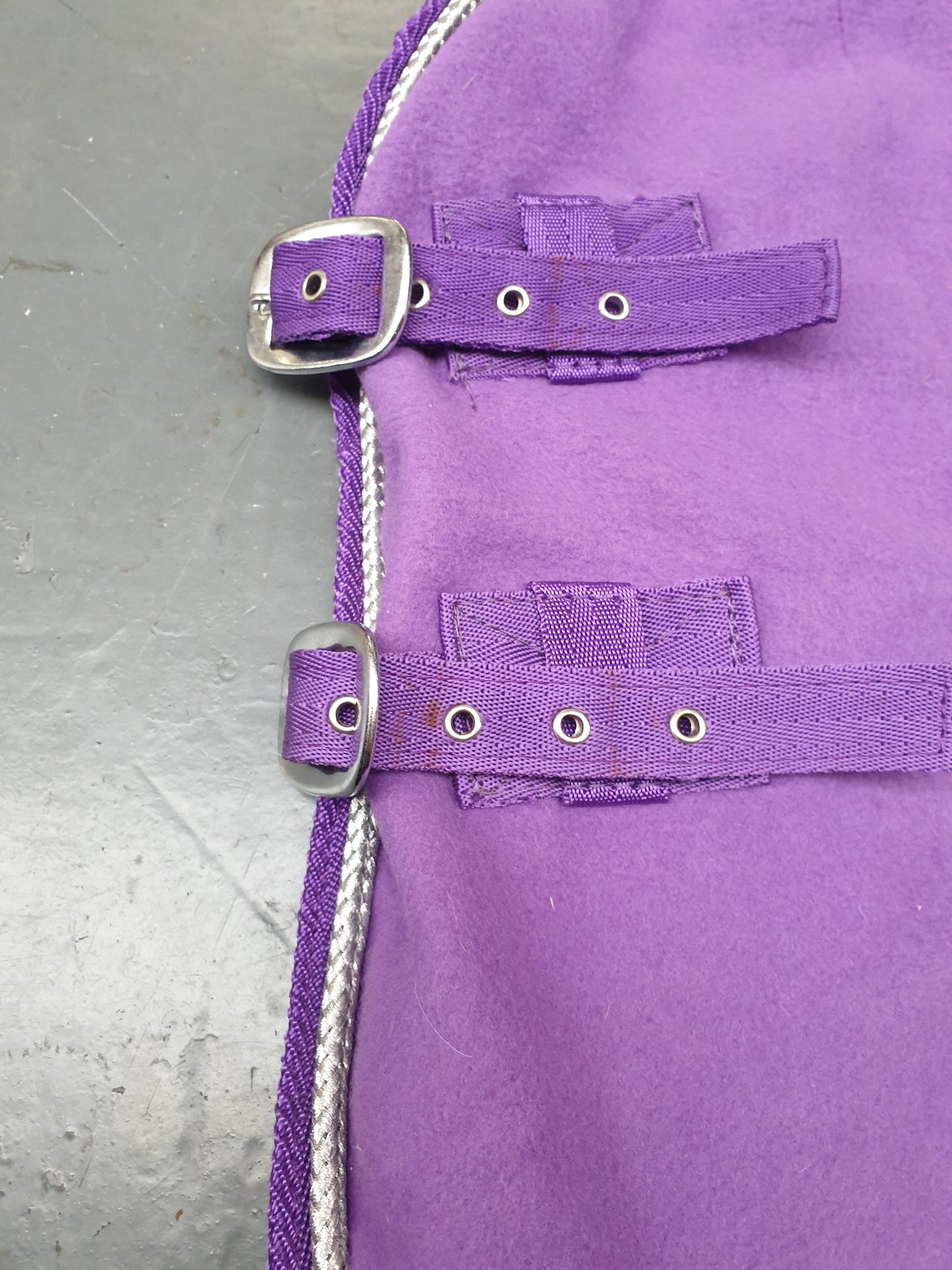 New shop marked 4'0" purple fleece FREE POSTAGE❤️