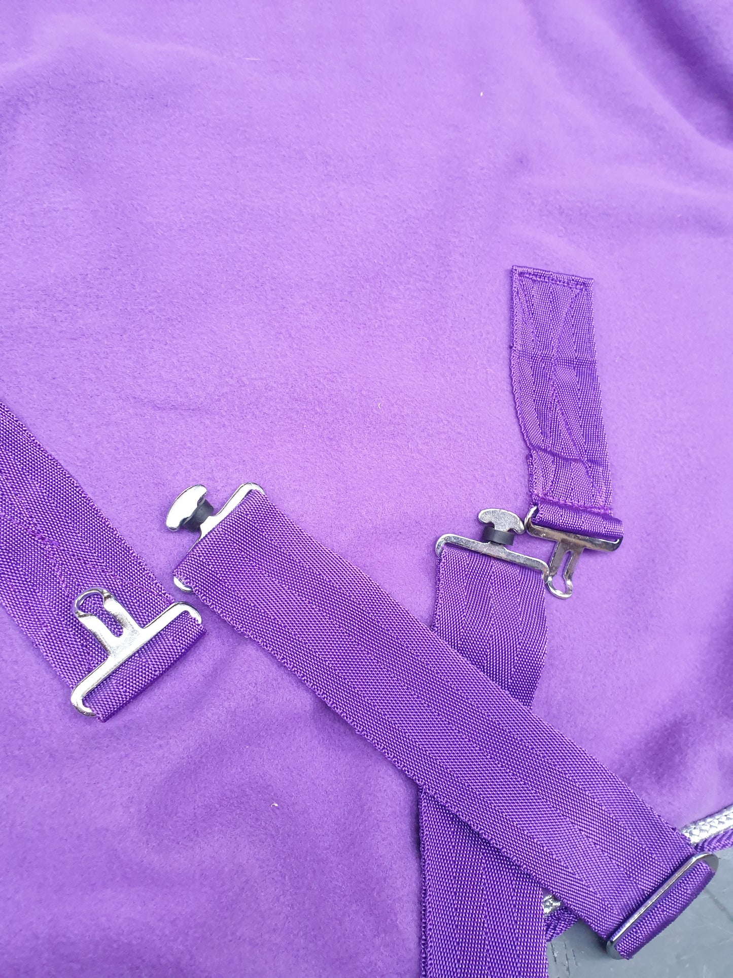 New shop marked 4'0" purple fleece FREE POSTAGE❤️