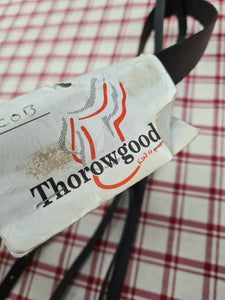 New thorowgood black rubber running martingale size cob FREE POSTAGE *