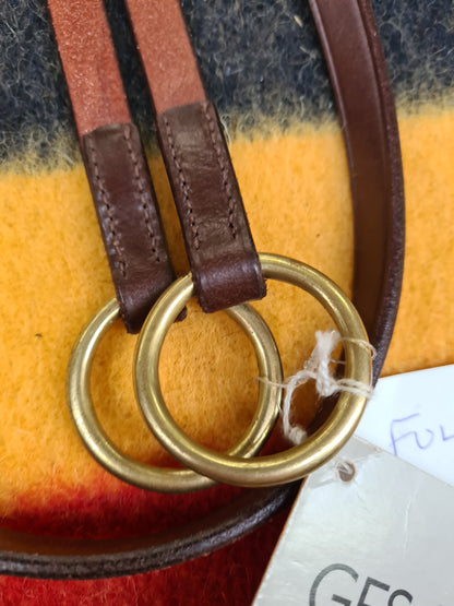 NEW GFS running martingale size full, brown leather FREE POSTAGE *