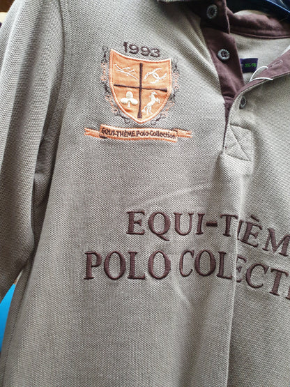 New 8-9 years Equi-theme polo top FREE POSTAGE🟢