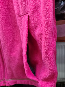 Age 9-10 Regatta pink zip up fleece FREE POSTAGE 🟢
