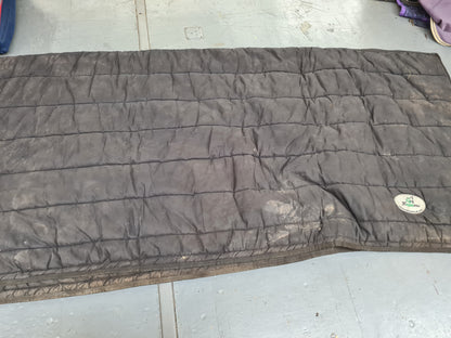 Used 6'9" requisite black quilted under rug FREE POSTAGE 🟢