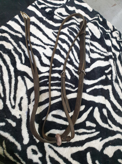 Used brown leather full size running Martingale FREE POSTAGE☆