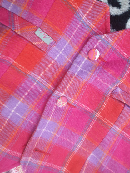 Used colourful size uk 10 waistcoat FREE POSTAGE 🟣
