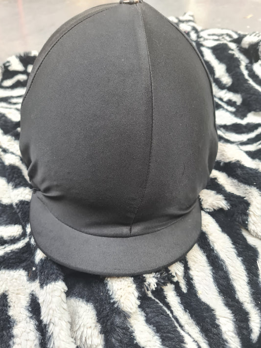 Used shires black hat silk cover FREE POSTAGE 🟣