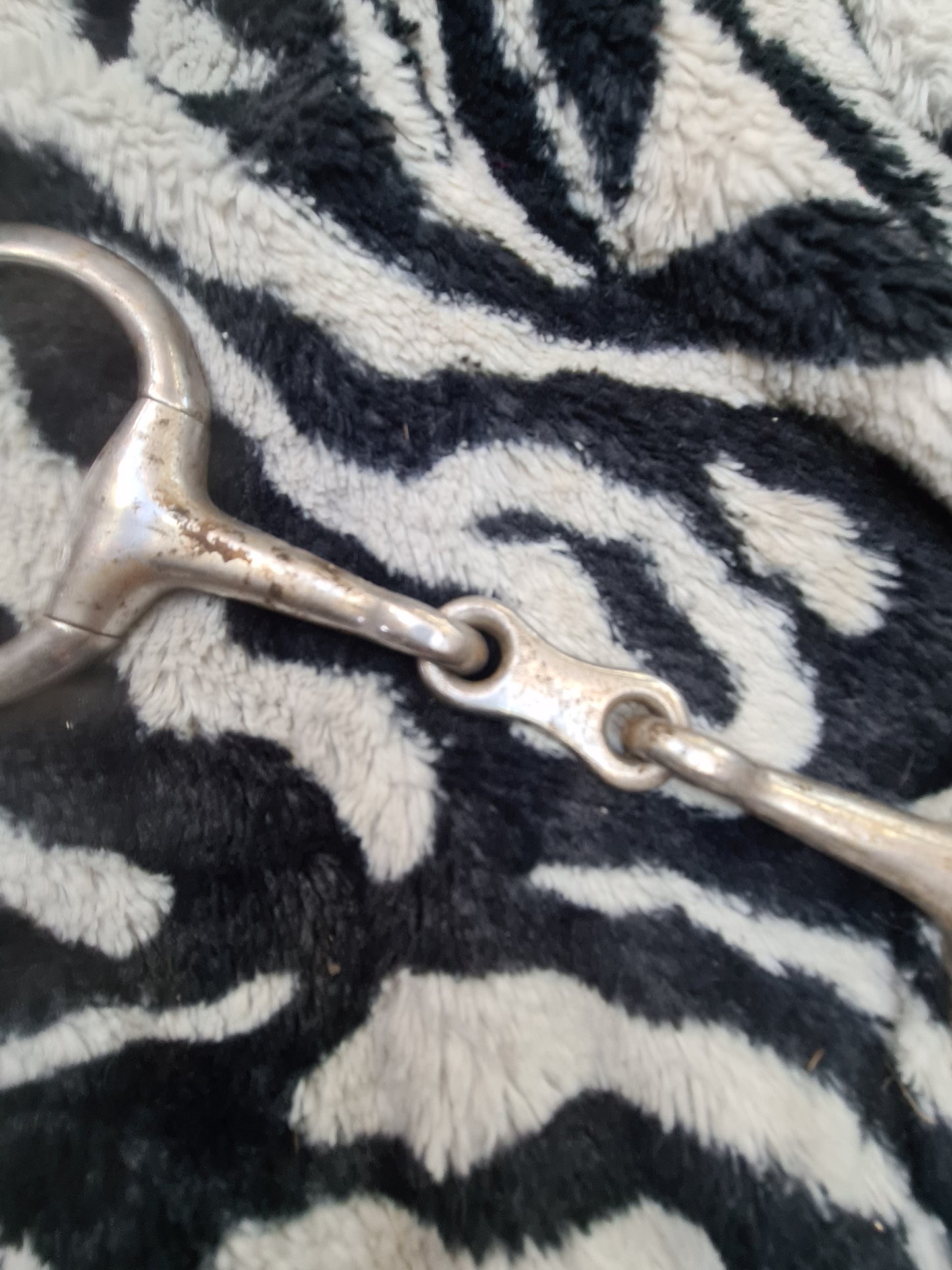 Used 5-1/2" eggbutt snaffle with French link FREE POSTAGE☆