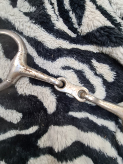 Used 5-1/2" eggbutt snaffle with French link FREE POSTAGE☆